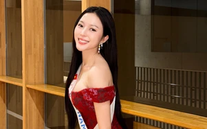 Hoa hậu Kiều Duy nói về mẹ tại Miss International 2025