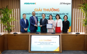 ABBANK giữ vững uy tín thanh toán quốc tế với giải thưởng từ J.P. Morgan