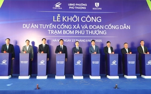 Hà Nội: Khởi công dự án thoát nước cho khu đô thị Nam Thăng Long