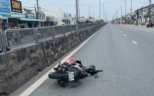 Xe máy tông trúng người đi bộ, hai người tử vong trên QL1 ở Đồng Tháp