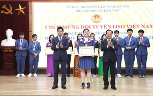 Hà Nội: Gặp mặt, chúc mừng thành tích đội tuyển thi Olympic Khoa học trẻ quốc tế