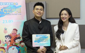 Vợ chồng Salim, Hải Long gây tranh cãi khi lồng tiếng phim "Doraemon"