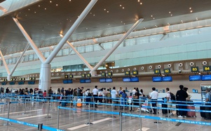 Khắc phục xong mối nối ống thoát nước nhà ga T3 sân bay Tân Sơn Nhất