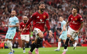 Bruno Fernandes ghi bàn quyết định, MU hạ Burnley kịch tính