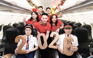 Sắc đỏ Vietjet khơi nguồn năng lượng trong chuyến bay đầu năm 2026
