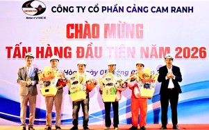 Cảng Cam Ranh đón tấn hàng đầu tiên năm 2026