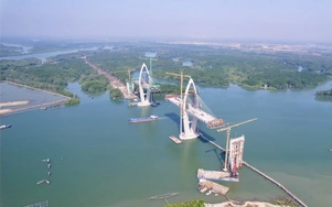 Cầu Phước An có nhịp chính dài nhất Đông Nam Á: Tháng 6 hợp long biên, sớm hơn kế hoạch