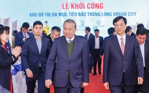 Tổng Bí thư Tô Lâm dự lễ khởi công khu đô thị đa mục tiêu Bắc Thăng Long Urban City