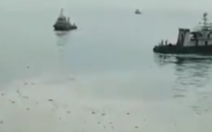 Video hot: Cận cảnh hiện trường máy bay Lion Air vỡ tung dưới biển