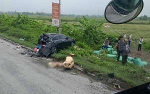 Xe con bị đâm vỡ đuôi, chiến sĩ CSGT tử vong: Video từ chiếc xe gây tai nạn