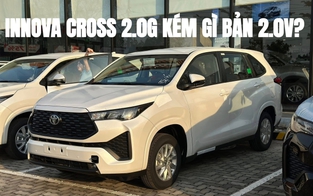 Thấp hơn gần 100 triệu đồng, Toyota Innova Cross bản thấp kém gì so với bản cao?