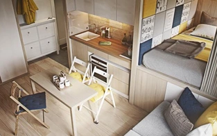 Tối ưu công năng nội thất trong căn hộ studio như thế nào?