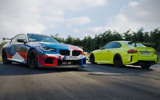 BMW M2 được trang bị gói độ để tham gia đường đua