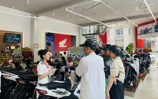 Honda xuất khẩu hơn 30 nghìn xe máy trong tháng