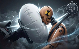 Vì sao túi khí bên hông luôn bung trước túi khí phía trước?