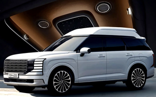 Hyundai Palisade hoàn toàn mới có trần nhô cao