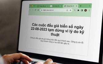 Đấu giá biển số đẹp bất thành, khách hàng được hoàn tiền đặt trước