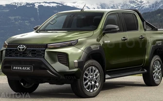 Rò rỉ hình ảnh Toyota Hilux 2026 với vô-lăng mới