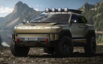 Xe điện Hyundai Crater mang phong cách việt dã