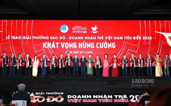Nhiều doanh nhân bất động sản được vinh danh tại Giải thưởng Sao Đỏ 2025