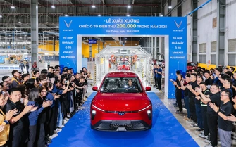 Nhà máy VinFast Hải Phòng xuất xưởng hơn 1.000 xe trong một ngày