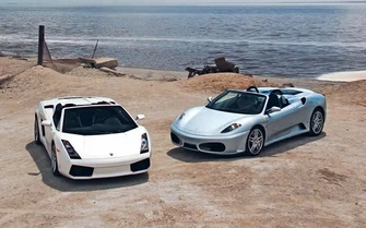 Ferrari F430 Spider thắng Gallardo Spyder trong màn so găng xe mui trần