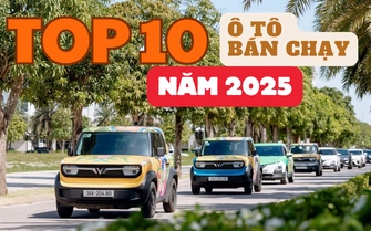 TOP 10 ô tô bán chạy nhất Việt Nam năm 2025