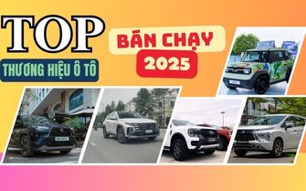 TOP thương hiệu ô tô bán chạy nhất Việt Nam năm 2025