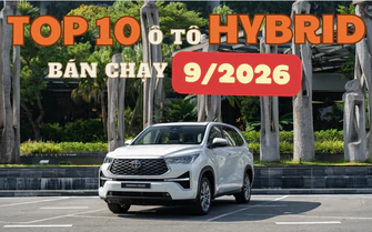 TOP 10 ô tô hybrid bán chạy tháng 9: Toyota áp đảo
