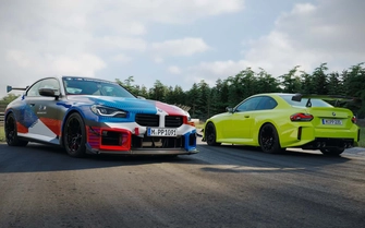 BMW M2 được trang bị gói độ để tham gia đường đua