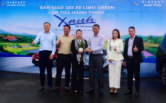 An Giang sắm 103 ô tô điện làm xe công vụ tại các xã, phường