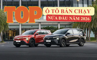 TOP 10 ô tô bán chạy nhất 6 tháng đầu năm 2026