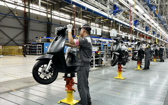 Sản lượng xe máy tại Việt Nam tăng mạnh