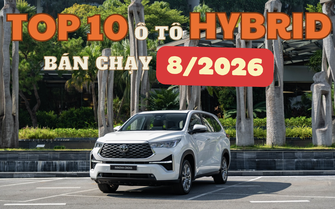 TOP 10 ô tô hybrid bán chạy tháng 8