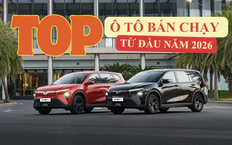 TOP 10 ô tô bán chạy từ đầu năm 2026