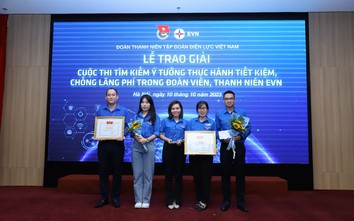 Tuổi trẻ EVNNPT đoạt 2 giải trong cuộc thi về ý tưởng thực hành tiết kiệm, chống lãng phí