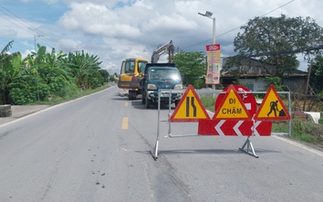 Khắc phục hư hỏng mặt đường Hồ Chí Minh đoạn qua Đồng Tháp sau phản ánh của Báo Giao thông