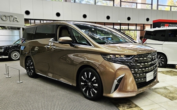 Cận cảnh "chuyên cơ mặt đất" Toyota Alphard hoàn toàn mới sắp ra mắt tại Việt Nam