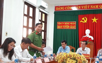 Công an Bình Thuận thông tin vụ thầy hiệu phó Trường THPT Hàm Tân bị hành hung