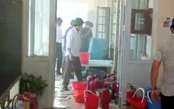 Cháy tại trường tiểu học ở Hà Nội, hàng trăm học sinh hốt hoảng bỏ chạy