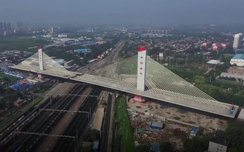 Xây cầu lệch: Bước tiến lớn của Trung Quốc trong thi công cầu đường