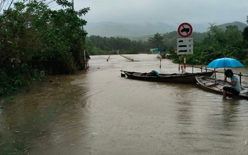 Lũ dâng cao nhấn chìm nhiều tuyến quốc lộ, tỉnh lộ tại Quảng Nam