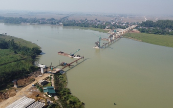 Những tiết lộ thú vị của công nhân thi công cầu dài nhất trên sông Mã qua Thanh Hóa