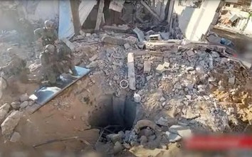 Israel tung video phát hiện đường hầm dài 55m dưới bệnh viện lớn nhất Dải Gaza