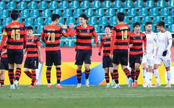 Cúp C1 châu Á: Phung phí cơ hội, Hà Nội FC trả giá đắt trước đội bóng Hàn Quốc