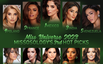 Số 1 Hot Picks lần này là Hoa hậu Mexico Melissa Flores, Bùi Quỳnh Hoa lọt top 20