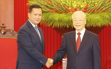 Thủ tướng Campuchia Hun Manet hội kiến các lãnh đạo Đảng, Nhà nước, Quốc hội Việt Nam