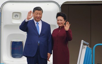 Những hình ảnh đầu tiên của Chủ tịch Trung Quốc Tập Cận Bình tại Hà Nội