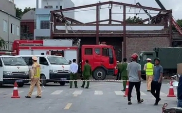 Sập mái nhà đang thi công ở Thái Bình: Thêm 1 nạn nhân tử vong