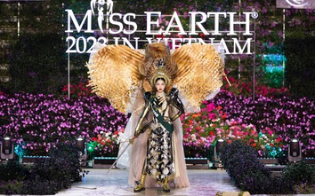 Bán kết Miss Earth 2023 màn diễn Trang phục Dân tộc bùng nổ hình ảnh cỏ hoa, muông thú